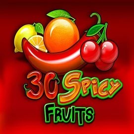 30 Spicy Fruits slot logo by Amusnet Interactive at Lyra Bet Casino