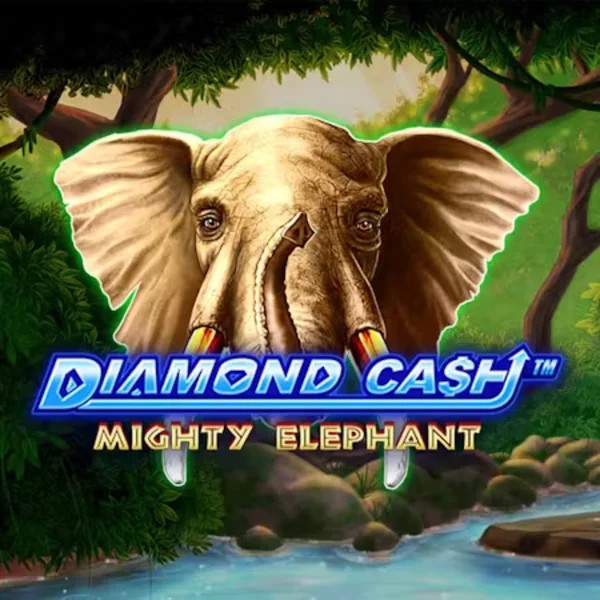 Diamond Cash Mighty Elephant online game logo by Greentube on lyrasbet.nl