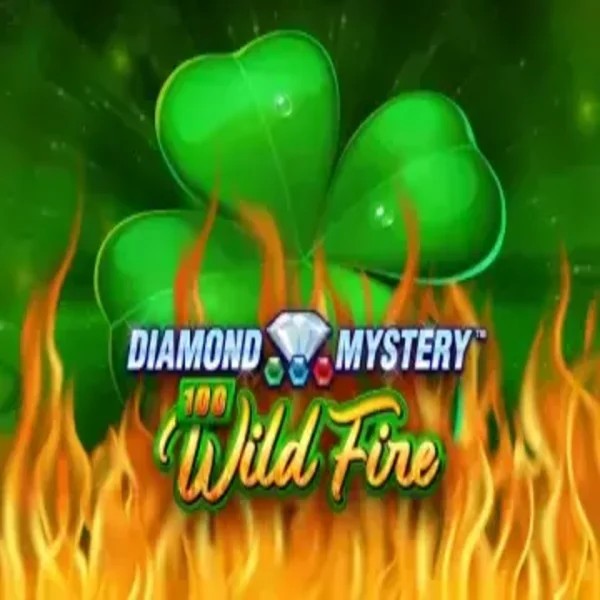 Diamond Mystery 100 Wild Fire slot visual from Greentube available on lyrasbet.nl