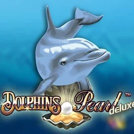 Dolphins Pearl Deluxe logo by Novomatic Lyra Bet Casino