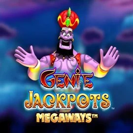 Genie Jackpots Megaways logo – Jackpots by Blueprint Gaming at Lyra Bet Casino