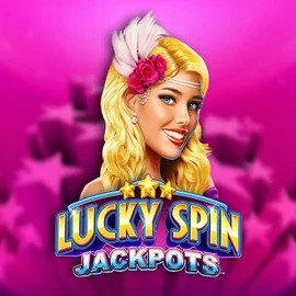 Lucky Spin Jackpots game by Novomatic – logo hosted on Lyra Bet Casino