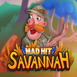 Mad Hit Savannah game by RubyPlay – logo hosted on Lyra Bet Casino