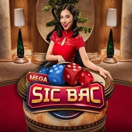 Mega Sic Bac slot logo by Pragmatic Play at Lyra Bet Casino