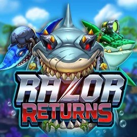Razor Returns logo by Push Gaming at Lyra Bet CasinoRazor Returns