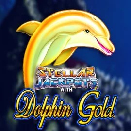 Dolphin Gold with Stellar Jackpots logo by Lightning Box Game Lyra Bet Casino