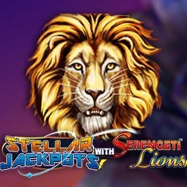 Stellar Jackpots with Serengeti Lions slot visual from Lightning Box Game available on lyrasbet.nl