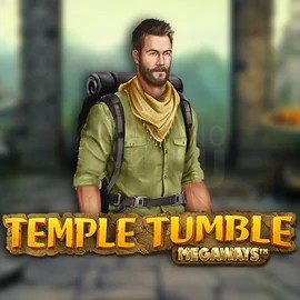 Logo of Temple Tumble Megaways from Relax Gaming at Lyra Bet Casino