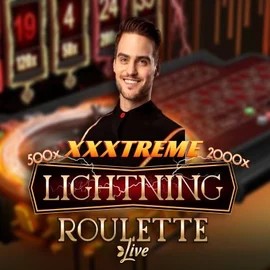 Live Casino logo of XXXtreme Lightning Roulette from Evolution at Lyra Bet Casino